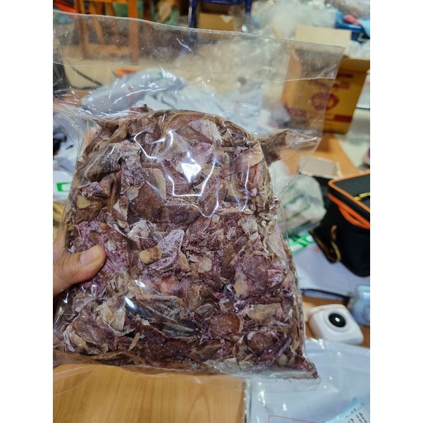 ปีกหมึก เศษหมึกผ่าแป้ง ปีกหมึกผ่าแป้ง 250 กรัม