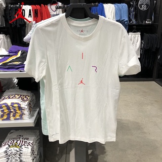 [S-5XL]Nike ของแท้ 100% เสื้อยืดลําลอง แขนสั้น พิมพ์ลายตัวอักษร DRI-FIT AIR แห้งเร็ว สําหรับผู้ชาย CN3576