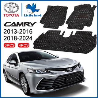 Little Bird พรมปูพื้นรถยนต์ โรงงานผลิตของไทย Toyota Camry 2013-2016 2018-2024 การรับประกันคืนสินค้าภายใน7วัน พรมรถยนต์