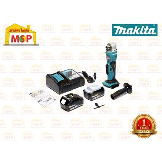 Makita สว่านหัวงอ-จำปา ไร้สาย 18V DDA350RFE แบต 3.0Ah x 2ก้อน   CAN #NT