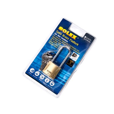 SOLEX (โซเล็กซ์) กุญแจคล้อง รุ่น SL99 คอยาว L30 MM