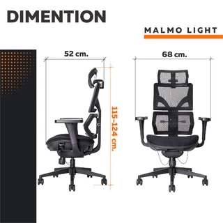 Ergotrend เก้าอี้เพื่อสุขภาพเออร์โกเทรน รุ่น Malmo Light