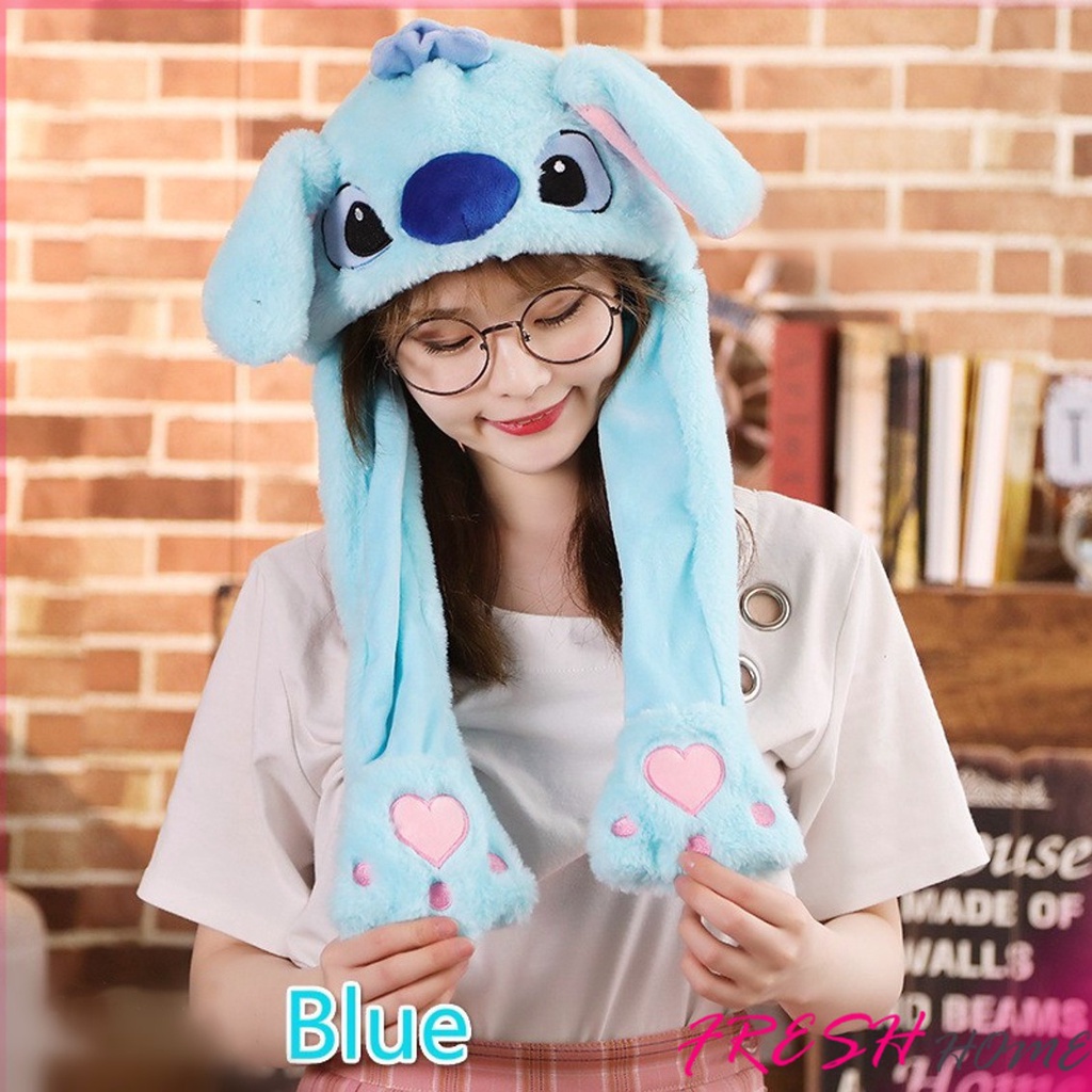 หมวกหูดุ๊กดิ๊กน่ารัก หมวกมีไฟ บีบแล้วหูกระดิก น่ารักมากๆ