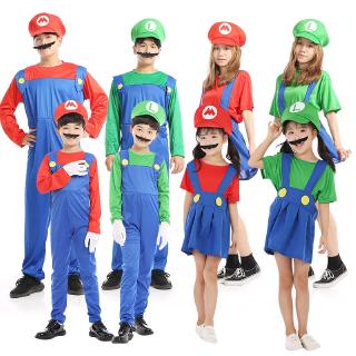 ชุดคอสเพลย์ Super Mario Bros สำหรับผู้ใหญ่