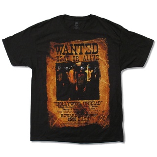 Lint9 [พร้อมส่ง] เสื้อยืดแขนสั้น พิมพ์ลาย Hollywood Undead Wanted Dead Alive พลัสไซซ์ ของขวัญวันเกิด สําหรับผู้ชาย XS-6X