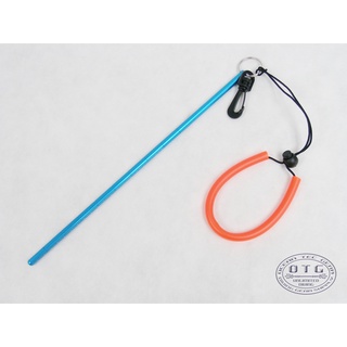 OTG Scuba Diving Aluminum Stick Pointer with Wrist Lanyard and Swivel Plastic Clip #OG-99