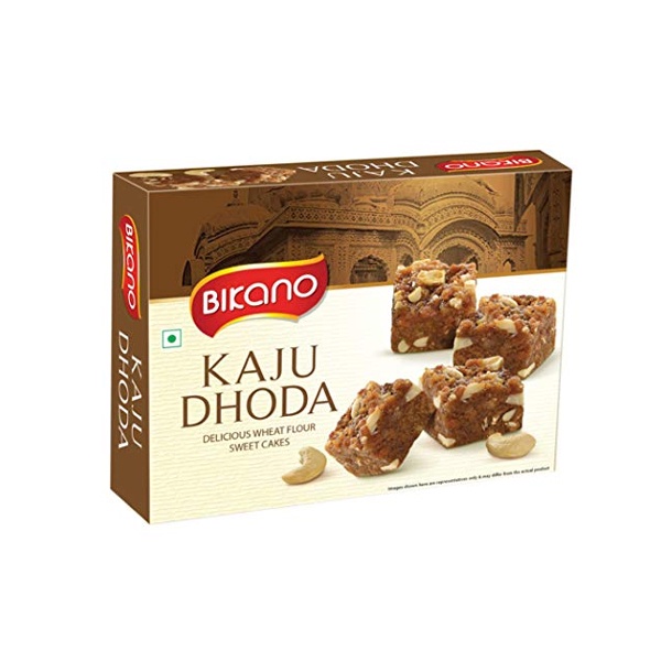 Bikano Kaju(Cashew Nuts) Dhoda Burfi 400g - Dodo Bafi Indian Sweets