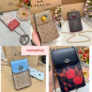 COACH PHONE CASE CROSSBODY BAG ((73486//76988)) Code:B1D130565 แบรนด์แท้ 100% งาน Outlet