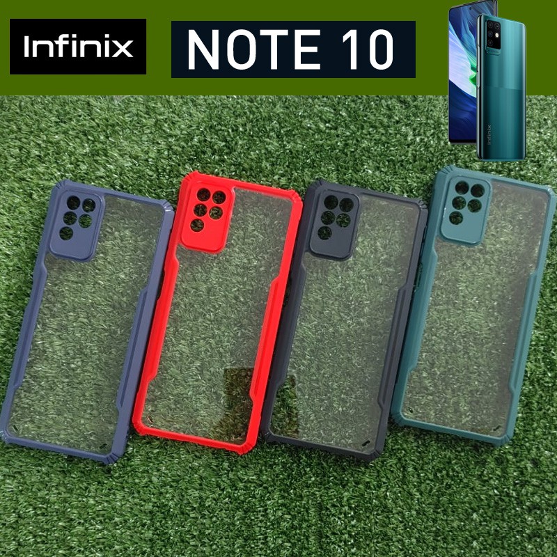 เคส Ultra Hybrid ขอบยางกันกระแทก ฝาหลังใส สำหรับ Infinix รูปที่ 2