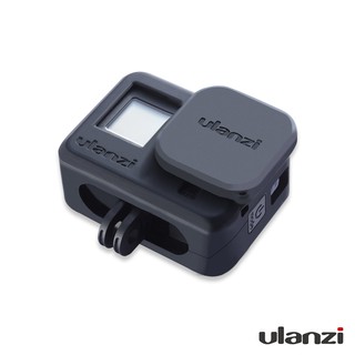 ULANZI® PREMIUM SILICONE CAGE WITH LENS CAP (HERO 8 BLACK) ซิลิโคนพรีเมี่ยมกันกระแทก มีสายคล้องคอ