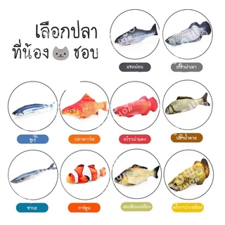 ตุ๊กตาปลา ตุ๊กตาปลา + แคทนิป ปลาแคทนิป ของเล่นแมว TOD1
