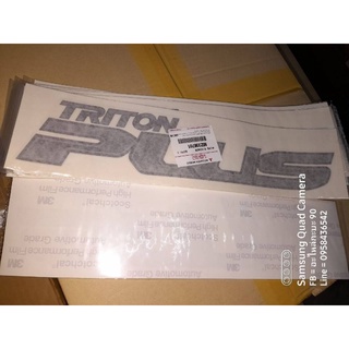 สติ๊กเกอร์ข้างกะบะ"TRITON PLUS"TRITON14