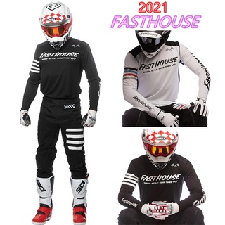 2021 Fasthouse Motocross Gear Set Jersey and Pants Gearset Combo Mx Motorbike Clothing Mtb Off Road Suit