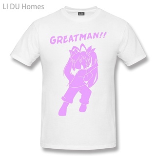 เสื้อยืดผ้าฝ้ายพิมพ์ลายคลาสสิกเสื้อยืดลําลองพิมพ์ลาย Lidu Anime Manga Renge Greatman สําหรับผู้ชาย