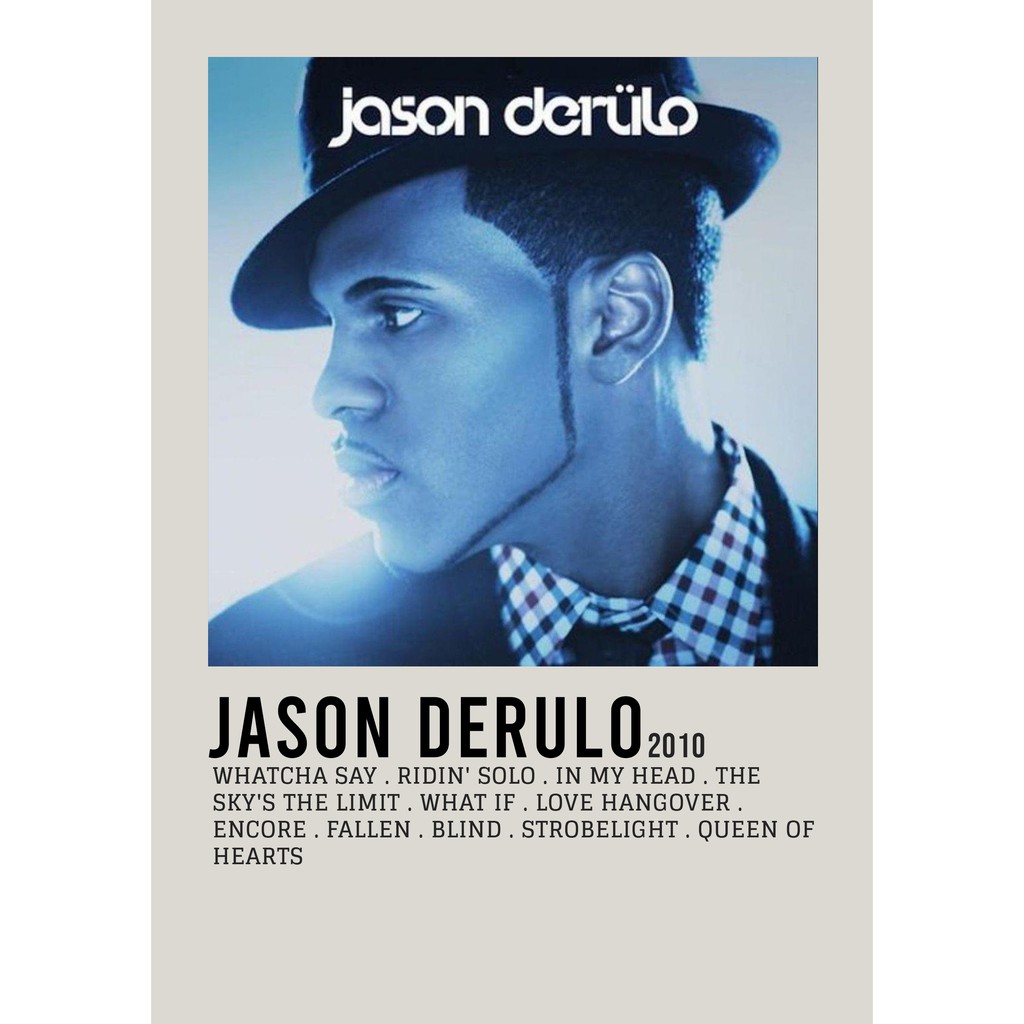 อัลบั้มปกโปสเตอร์ Jason Derulo โดย Jason Derulo สําหรับตกแต่งผนัง