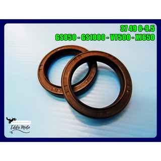 BMW GS850 GS1000 VT500 XJ650 FRONT SEAL SHOCK (37 49 8-9.5) SET (1 PAIR)  // ซีลโช๊คหน้า 37 49 8-9.5 (1 คู่)