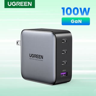 UGREEN (CD224/CD216/CD226) 65W/66W/100W 4 PORT USB&amp;TYPE-C Multiport Fast Charger Station อแดปเตอร์ชาร์จ 4 พอร์ต 65วัต...