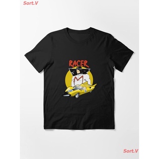 Sort.V โลโก้ RACER X Essential T-Shirt เสื้อยืดพิมพ์ลาย เสื้อยืดโลโก้รถ