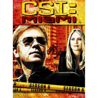 CSI Miami ไขคดีปริศนา ไมอามี่ ซีซั่น 6 : 2007 #ซีรีส์ฝรั่ง (ดูพากย์ไทยได้-ซับไทยได้)