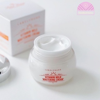 🔥 ของแท้! ครีมหน้าสด LABELYOUNG Vitamin milk whitening cream 55 ml.