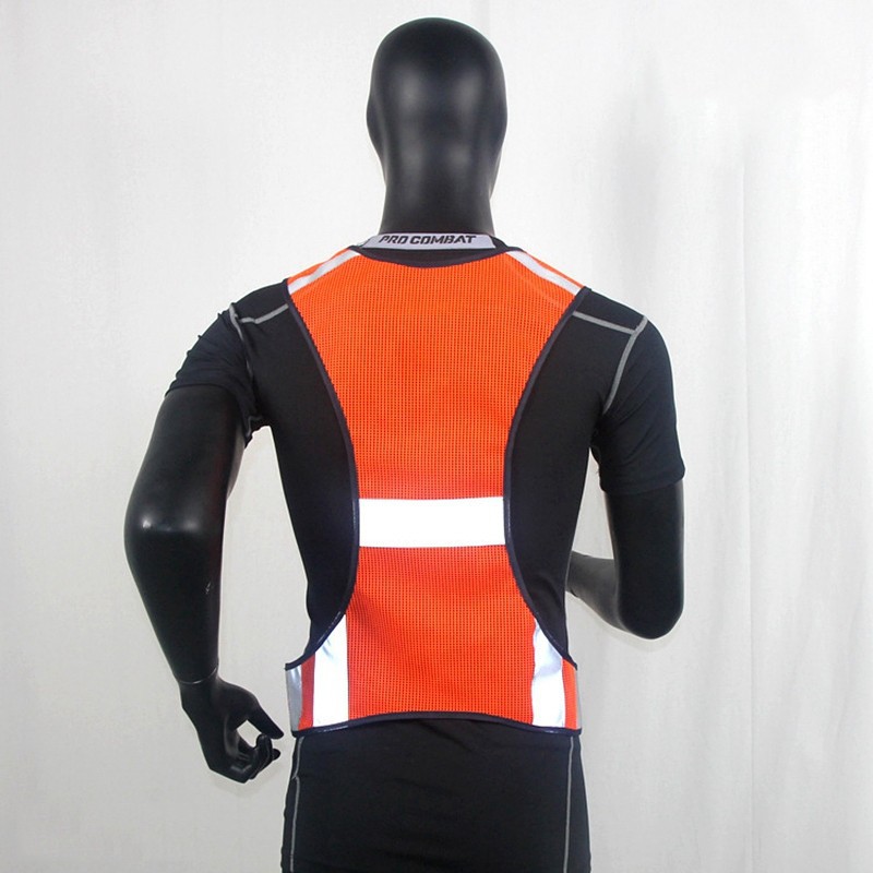 WEST BIKING การมองเห็นปรับขี่เสื้อกั๊กแจ็คเก็ตจักรยานขี่จักรยานความปลอดภัยคําเตือนเสื้อกั๊กสะท้อนแสงเสื้อกีฬากลางคืนกีฬากลางแจ้งขี่จักรยานวิ่งเดินป่า — صورة 5