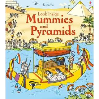 DKTODAY หนังสือ USBORNE LOOK INSIDE MUMMIES AND PYRAMIDS