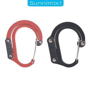 [sunnimix1] คลิปตะขอแขวนกระเป๋าเป้สะพายหลัง สําหรับปีนเขา