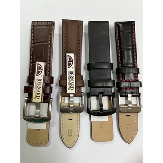 สายนาฬิกาหนังBERNARD ITALIAN LEATHER ขนาด20mm