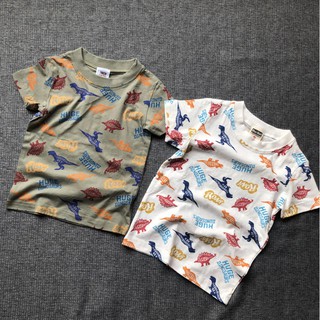 เสื้อเด็กน่ารัก เสื้อยืดเด็ก ลายไดโน สกรีนเต็มตัว
