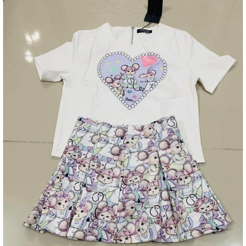 ชุดเซตกระโปรง size s/m ป้ายtwinshop