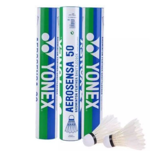 Yonex ลูกขนไก่แบดมินตัน AS50 12 ชิ้น Yonex Aerosensa 50 (AS50)