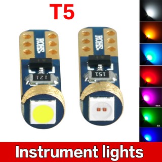 T5 3030 LED ไฟรถยนต์ ไฟหน้าปัดรถยนต์ 1 ชิ้น