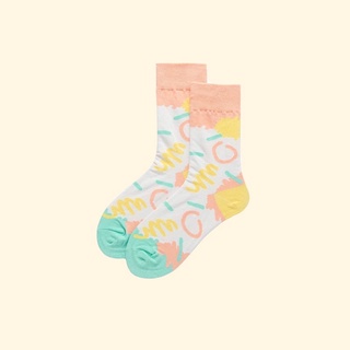 Pastel Socks Cute Korean Style | ถุงเท้าสีพาสเทล สไตล์เกาหลี