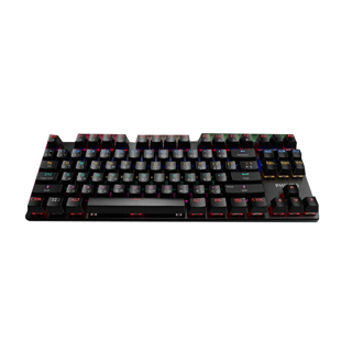 ❤️‍รุ่นยอดฮิต❤️‍คีย์บอร์ดเล่นเกมส์บลูสวิตช์แท้ Philips SPK8901 Wired Mechanical Gaming Keyboad