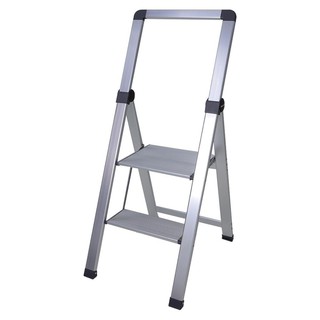 บันไดอะลูมิเนียมพร้อมมือจับ Hand tools 2 ขั้น LADDER WITH BAR A-FRAME 2-STEP