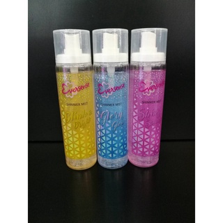 EVERSENSE Shimmer Mist (100 มล) เอเวอร์เซนส์ ชิมเมอร์ มิสท์ สเปรย์หอมสำหรับผิวกาย . มี 3 สูตร