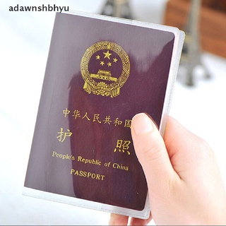 [adawnshbhyu] เคสใส สําหรับใส่หนังสือเดินทาง บัตรประจําตัวประชาชน