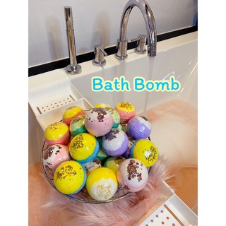 Bath Bomb สบู่ทำฟองในอ่าง CareNa ลูกบอลอาบน้ำ ฟองอาบน้ำ สบู่ทำฟอง เกลือสปา น้ำมันหอมระเหย 100 กรัม