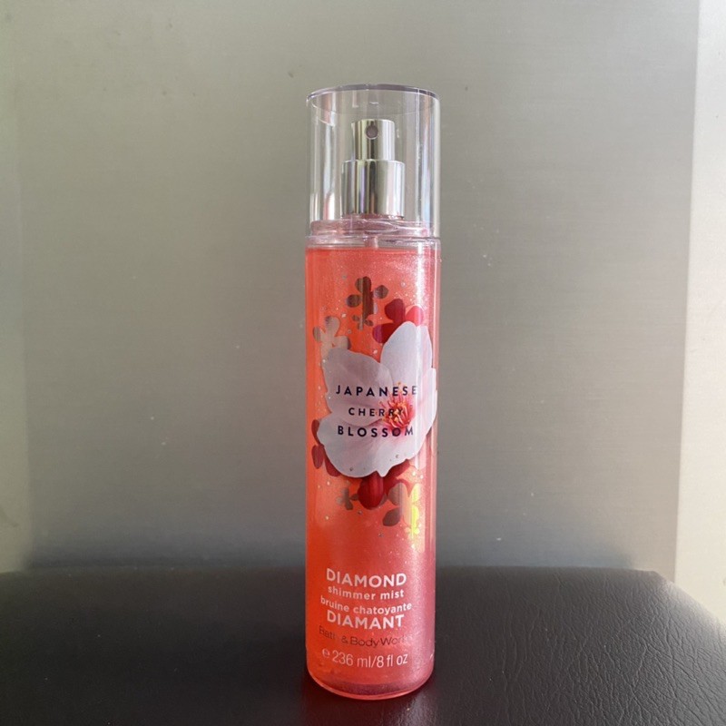 Bath & Body works Japanese Cherry Blossom Diamond Shimmer Mist Shopee