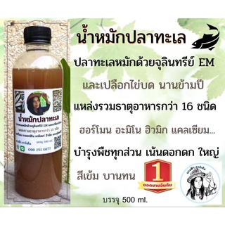 น้ำหมักปลาทะเล(500 มล.)น้ำหมักชีวภาพ