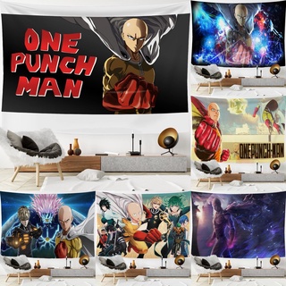 ผ้าแขวนผนัง สองมิติ ลายการ์ตูน One Punch Man สําหรับตกแต่งบ้าน ห้องนอน หอพัก