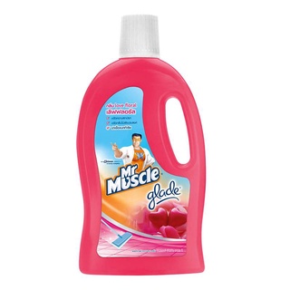 น้ำยาถูพื้น MR.MUSCLE กลิ่นฟลอรัล ขนาด 1800 มล. สีชมพู น้ำยาถูพื้น MR.MUSCLE Floor Cleaner, Floral Scent, Size 1800 ml.