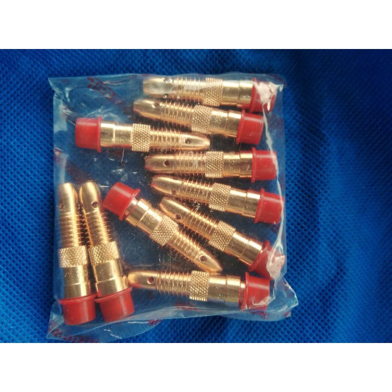 คอเร็ทบอดี้ Collet Body1.6 2.4 3.2มม.แพ็คละ10ตัวหัวเชื่อมอาร์กอน WP-26 WP-18 ,17 คอลเล็ตบอดี้ สลิปนอ