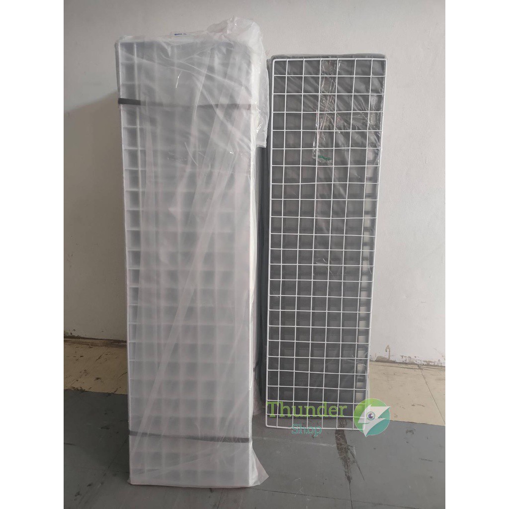 แผงขายของ ตะแกรงขายของ ตะแกรงเหล็ก ชุบพลาสติกหนา กันสนิม คงทน ขนาด 30x100 สั่งได้เลย td99