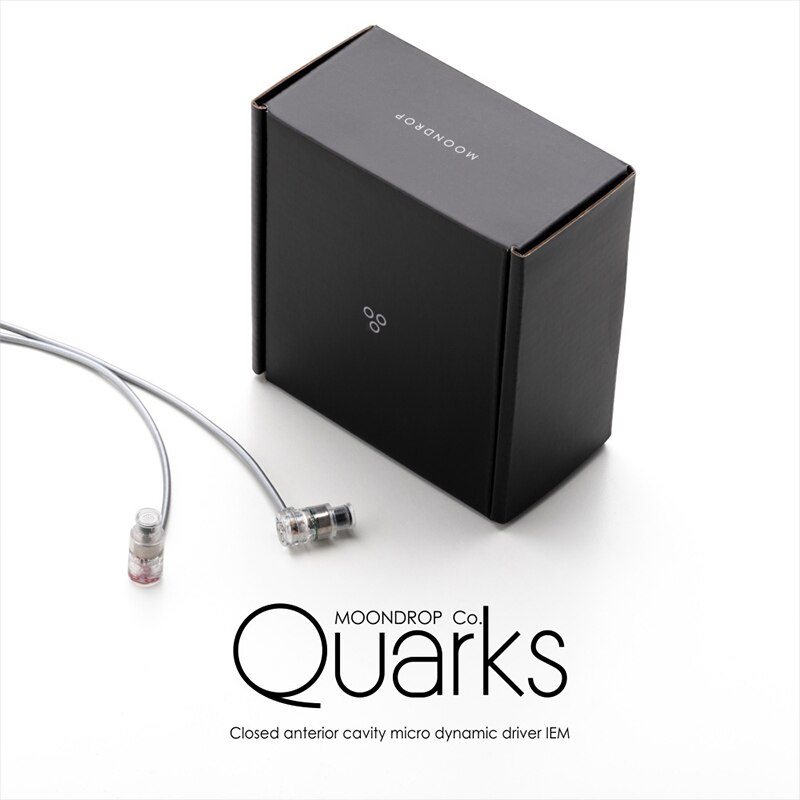 Moondrop Quarks หูฟังแบบไดนามิก IEM ประสิทธิภาพสูง 6 มม. micro Dynamic Driver หูฟังพร้อมไมโครโฟน
