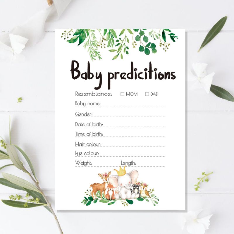 Queen 10 ชิ้น Baby Shower Prediction และ Advice การ์ด รูปที่ 4