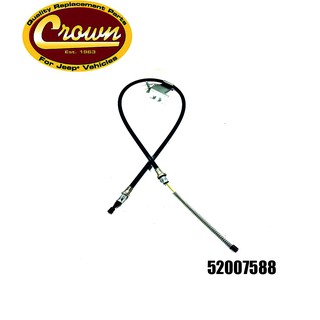 สายเบรคมือ (Brake Cable) จี๊ป JEEP Grand Cherokee ZJ 4.0L ปี1993-1998 (Rear Drum Brake) LH