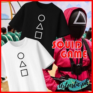 เสื้อยืด SQUID GAME SERIES 8 DESIGN Tshirt High Quality Unisex Variety of Colors