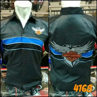 เสื้อเชิ้ต Harley Davidson ปี 115 Eagle Autootive Bikers HDCI HOG