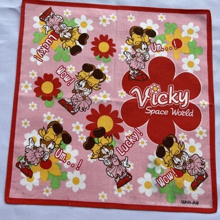 Vicky ผ้าเช็ดหน้าการ์ตูน